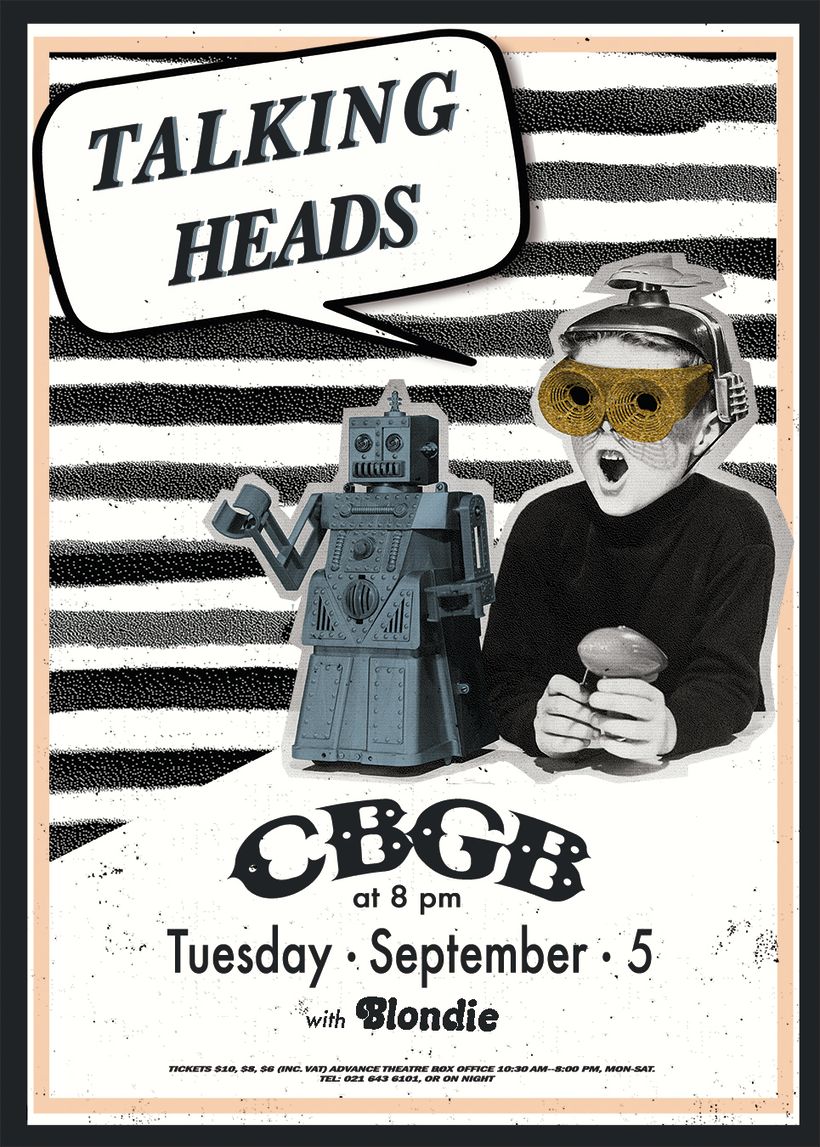 Proyecto de cartelismo ilustrado: Talking Heads 0