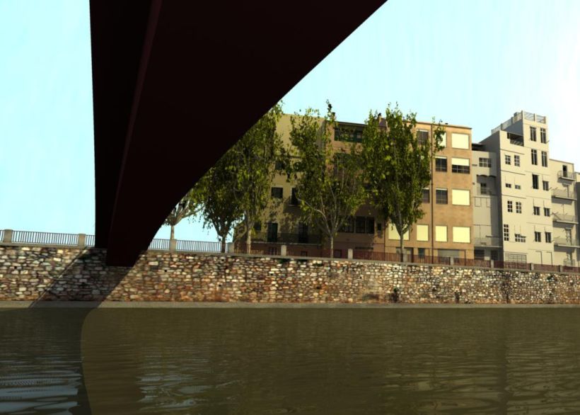 Façanes de l'Onyar de Girona, 3D  4
