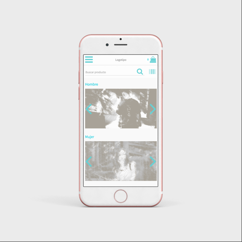 Mi Proyecto del curso: UX: prototipado y diseño de una app de comercio electrónico con Axure 8 1
