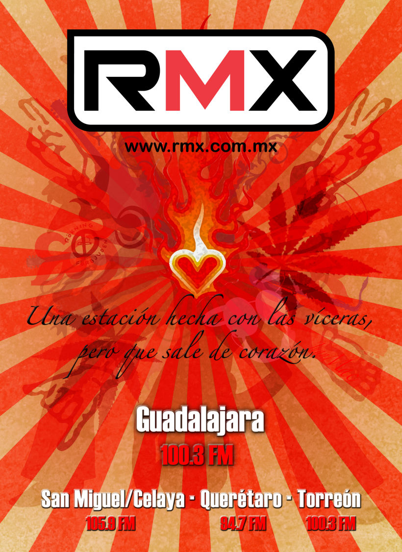 Diseño de imagen RMX (Estación de radio, género Rock) 10