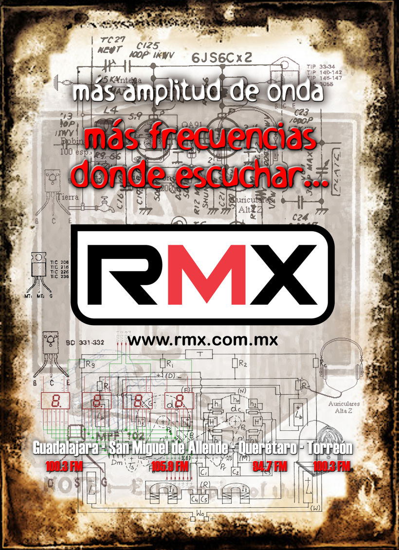 Diseño de imagen RMX (Estación de radio, género Rock) 8