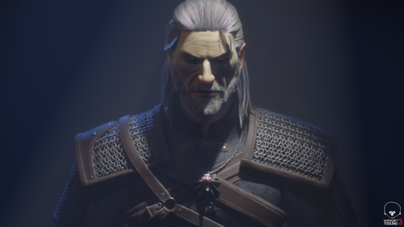 Geralt of Rivia. Zbrush, Substance Painter y Marmoset Toolbag 0