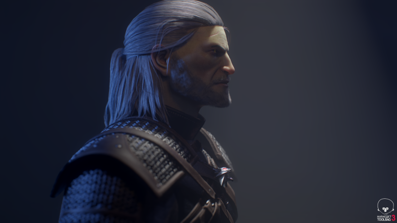 Geralt of Rivia. Zbrush, Substance Painter y Marmoset Toolbag 1
