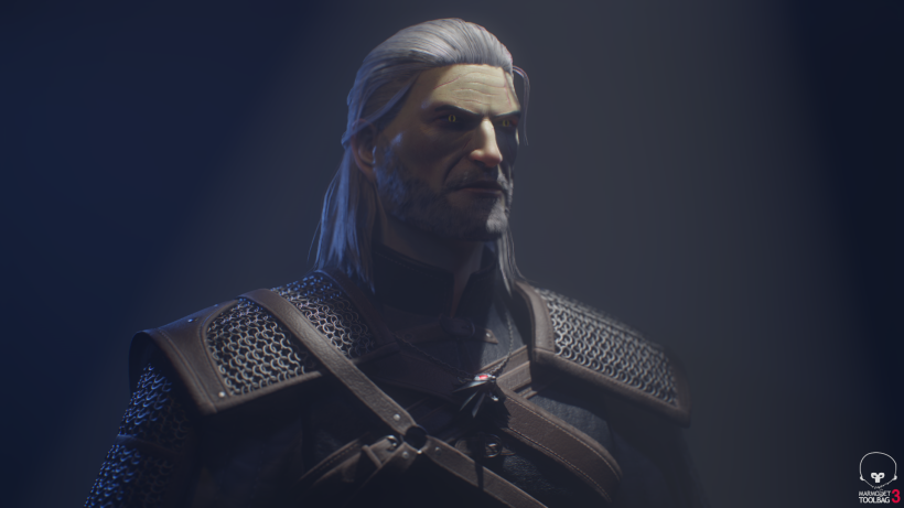 Geralt of Rivia. Zbrush, Substance Painter y Marmoset Toolbag 2