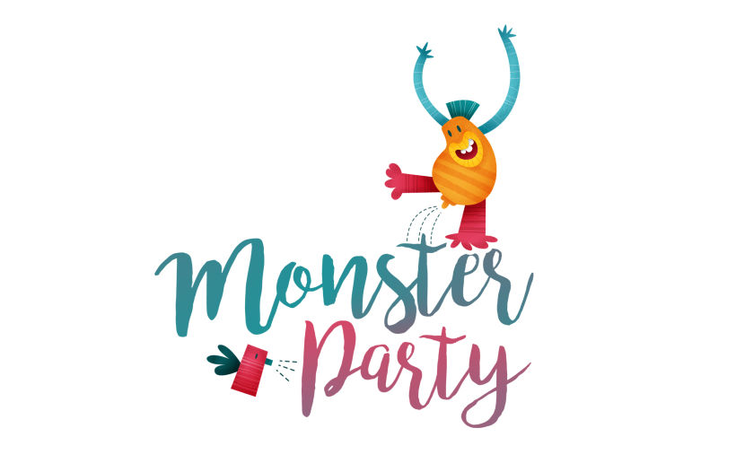 MonsterParty. Ilustración infantil 0