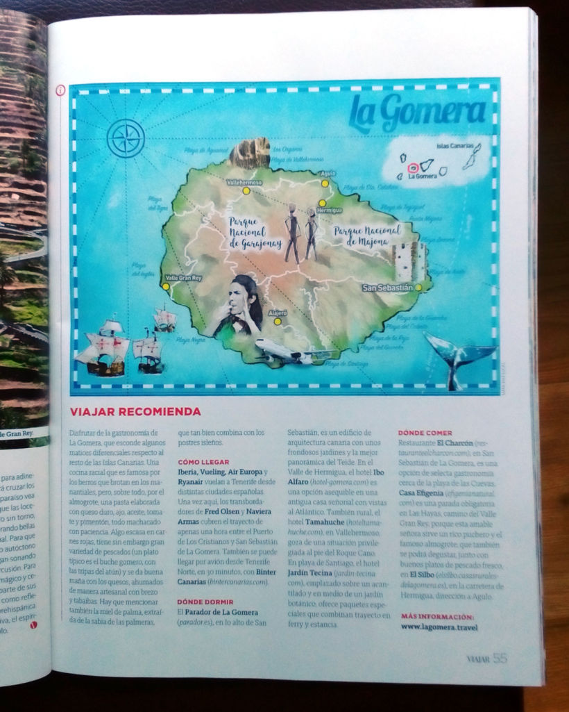 Mapa de La Gomera 1