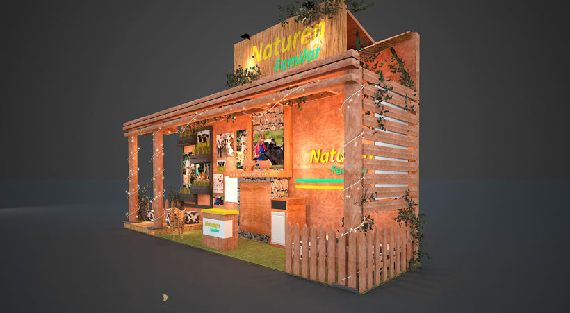 Stand 3D - Rustico 2