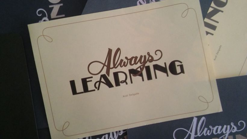 El lettering como identidad: Aprendiendo Siempre 12