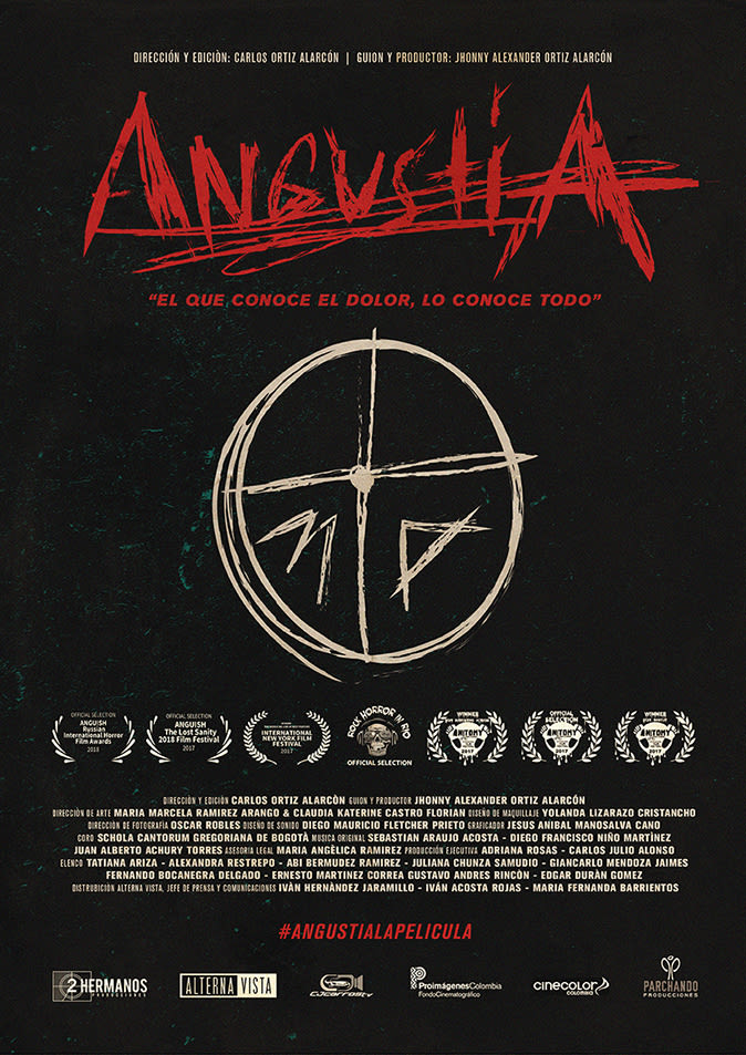 Poster for "Angustia" la película 0
