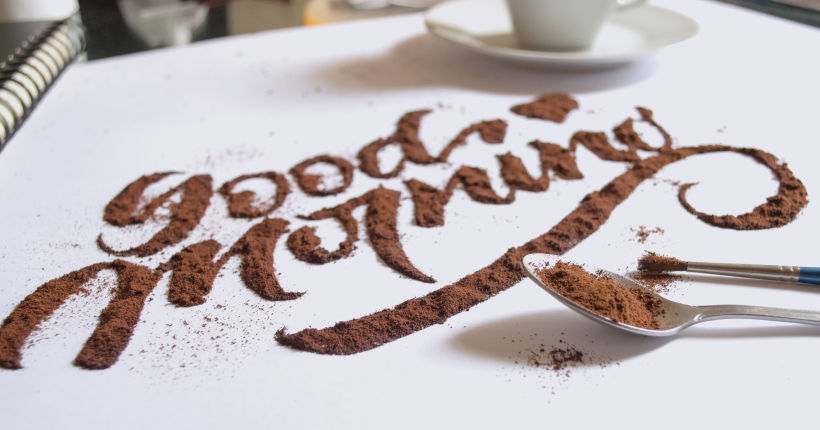 Good Morning - Coffee Texture -1