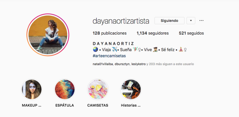 Mi Proyecto del curso: Introducción al marketing digital en Instagram en @dayanaortizartista 0