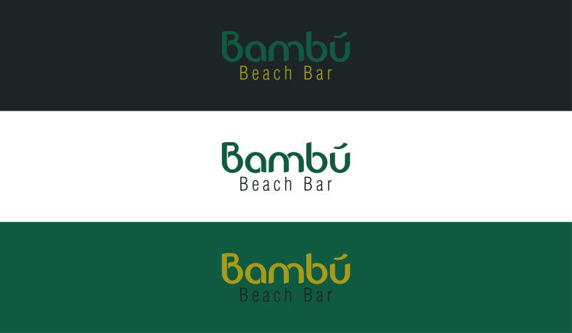 Bambú Beach Bar // Brand design 2