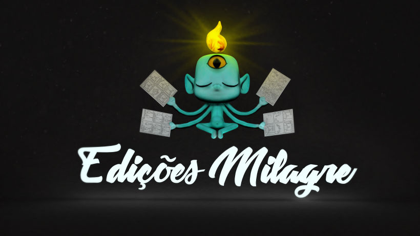 Logo 3D "Ediciones Milagro" -1