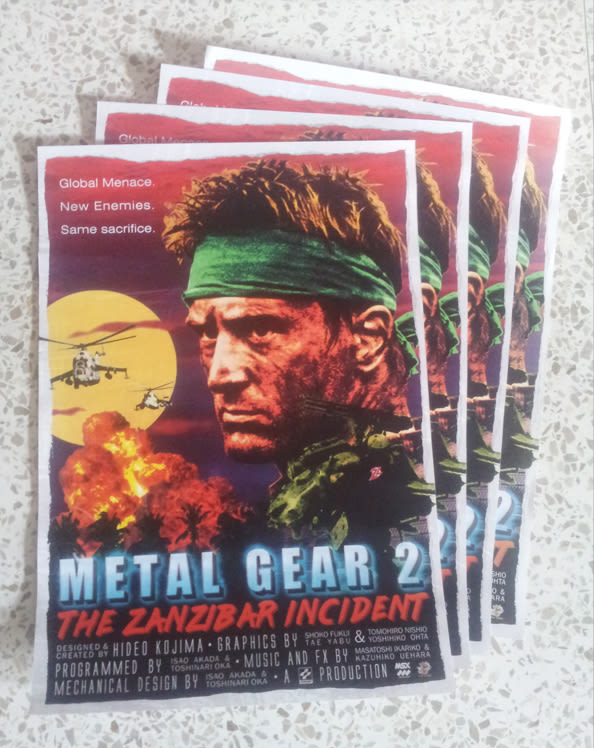 Metal Gear 2 Poster Tribute 3