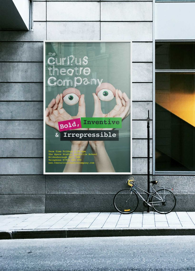 Diseño de posters The Curious Theatre Company 0