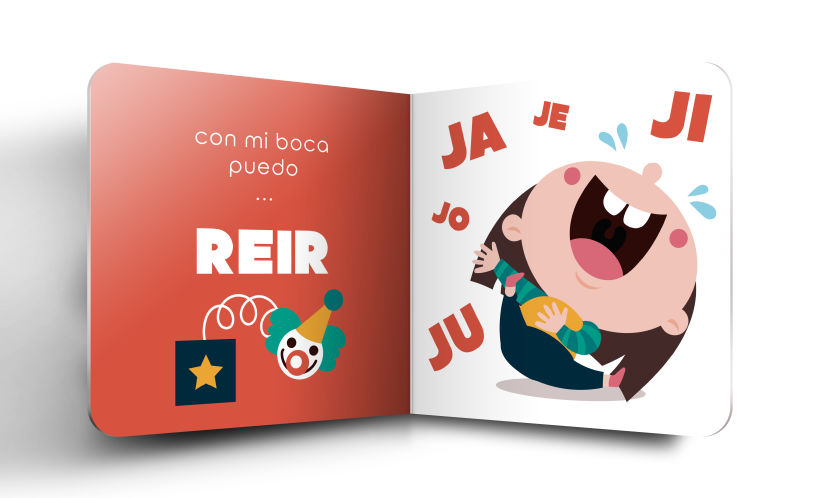 Mi Proyecto del curso:  Ilustración y diseño de libros infantiles - "MIRA, TENGO UNA BOCA" 7