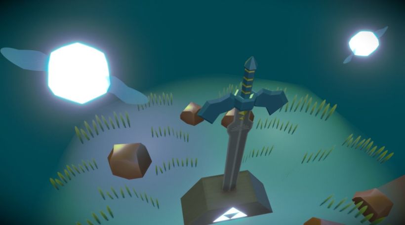 Master Sword (Low Poly) 1