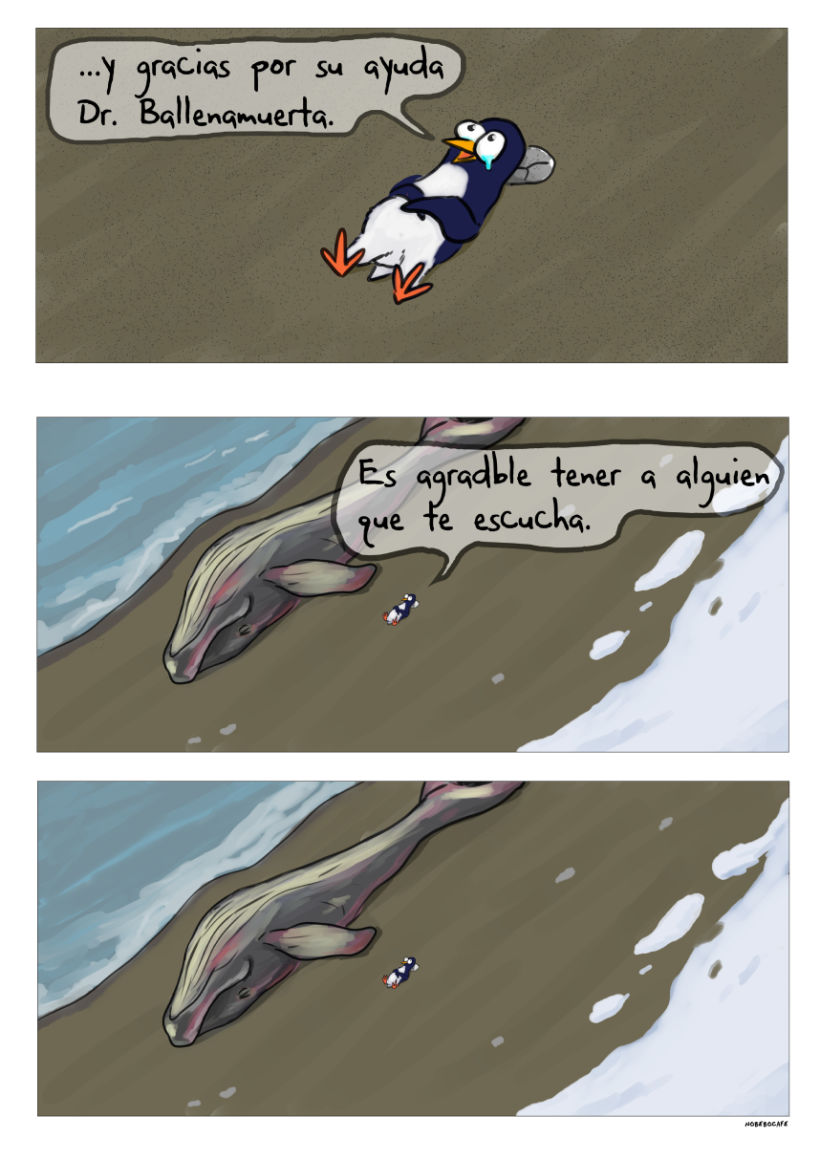 El Club de los Pingüinos Pesimistas -  Dr. Ballenamuerta (webcomic) 0