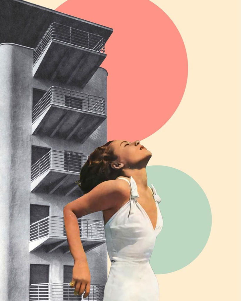 El collage anacrónico, femenino y arquitectónico de Lara Lars 8