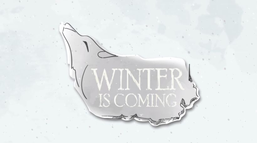"Winter is coming" maqueta videojuego interactivo 0