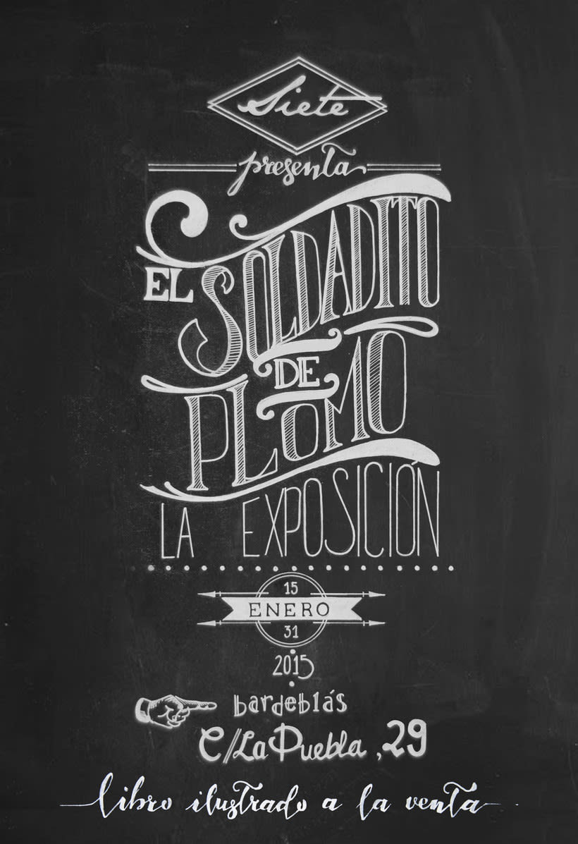 Hand lettering para EL SOLDADITO DE PLOMO 3