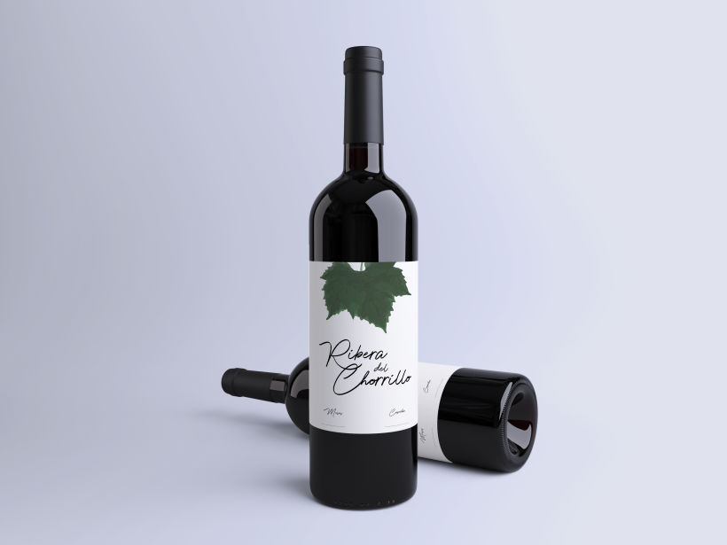 Diseño etiqueta vino casero "Ribera del Chorrillo"