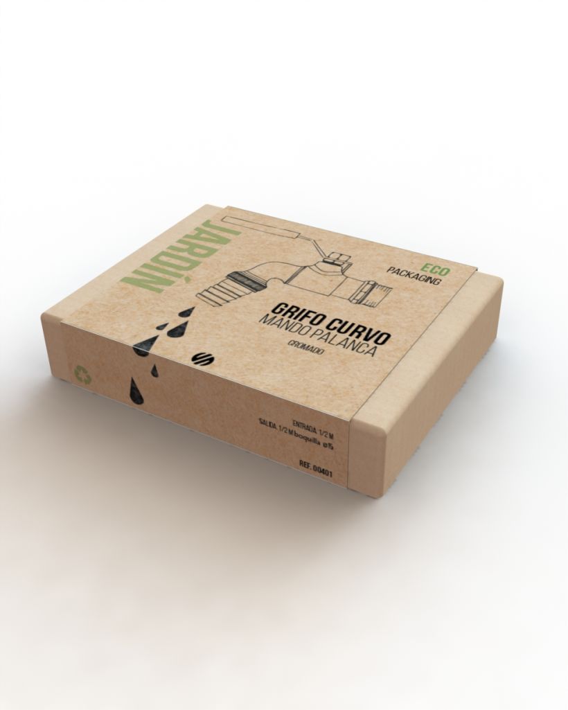 Packaging sostenible para válvula Arco 0