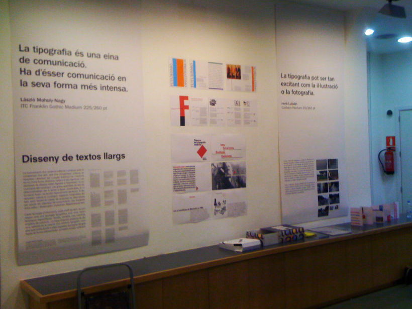 Exposición de Tipografía en Eina, Barra de Ferro 6