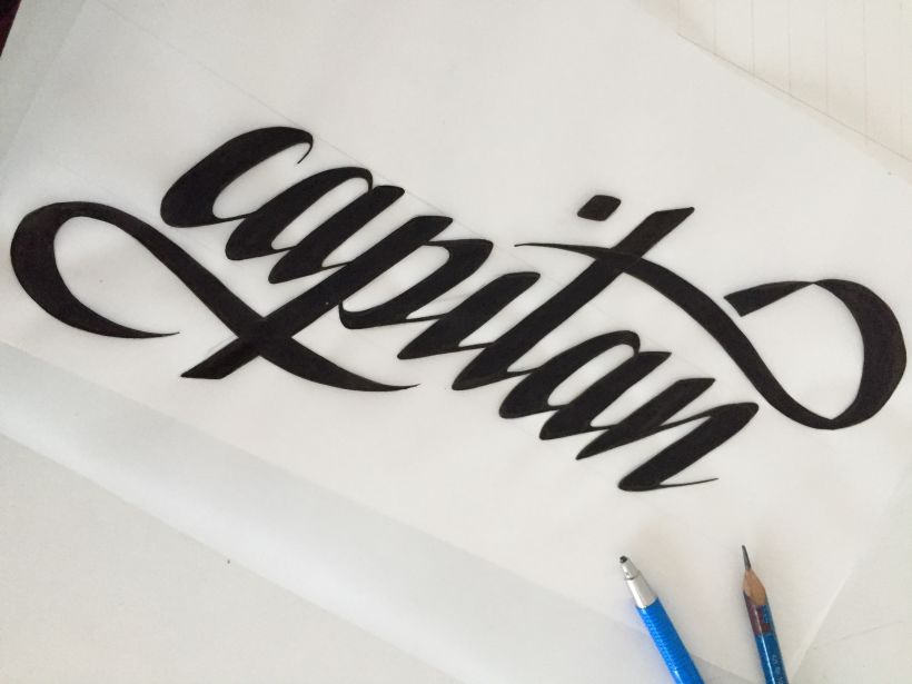 Capitán lettering 3