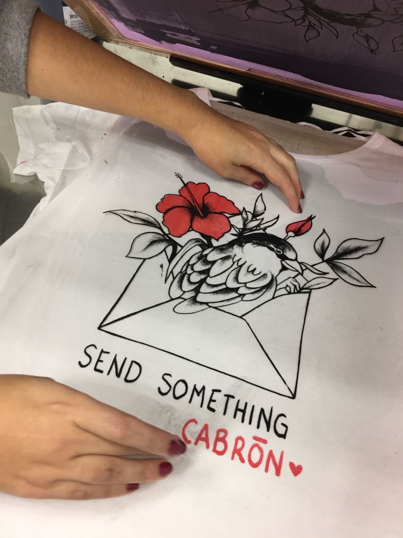 Send something cabrón (Serigrafía) 2