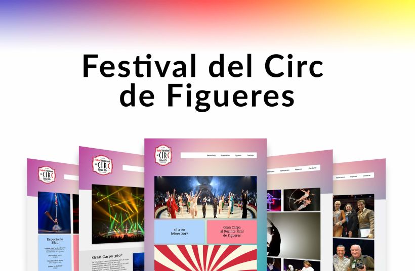 Diseño Web: Festival Circ Figueres 0
