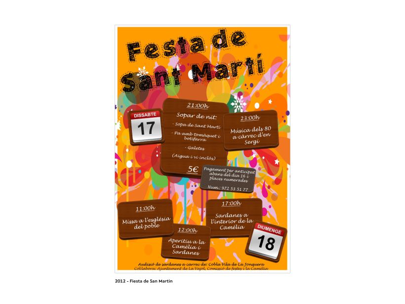 Poster: Ayuntamiento de La Vajol 2