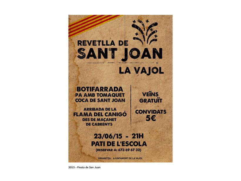 Poster: Ayuntamiento de La Vajol 7