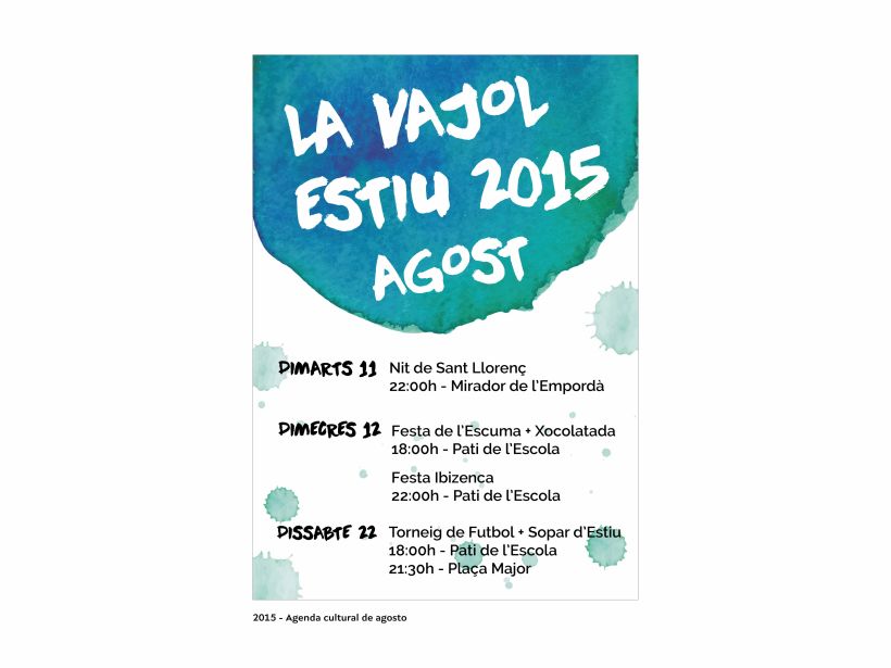 Poster: Ayuntamiento de La Vajol 8