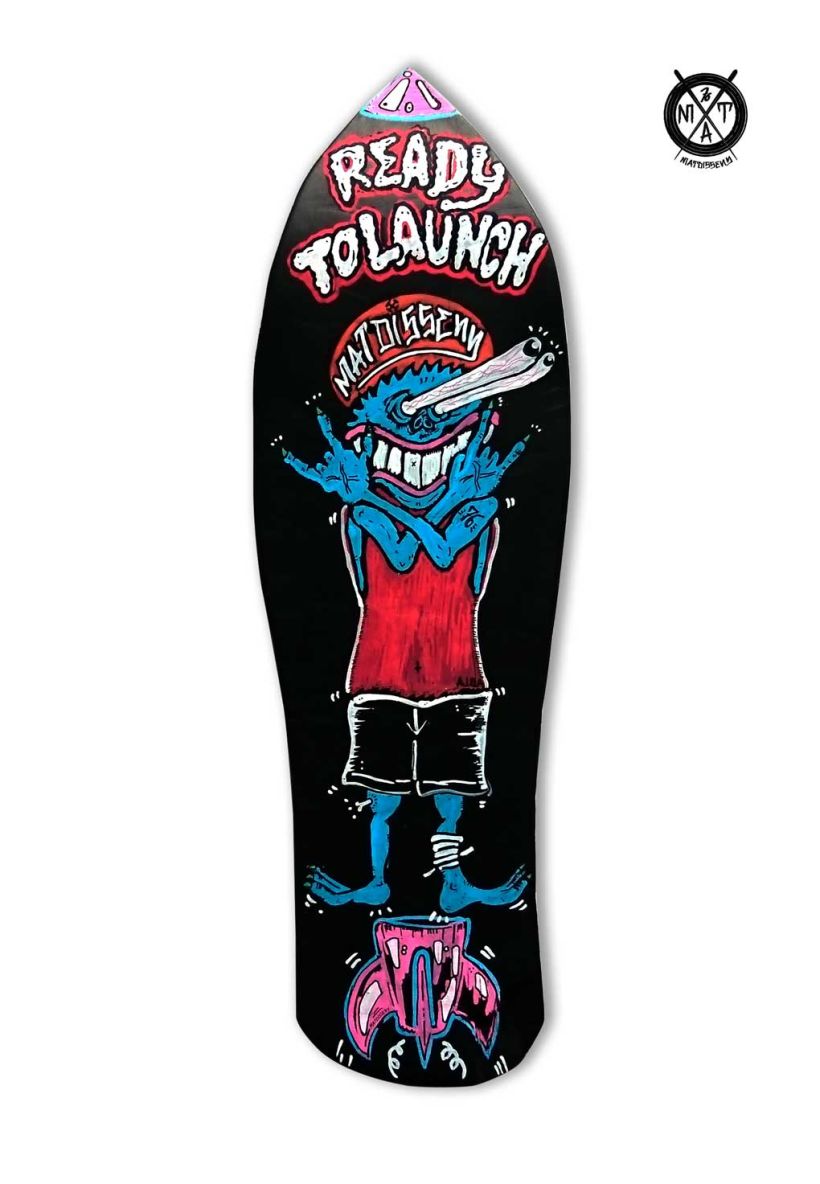 Skateboard • The Critter Rocket #SkateArt 0