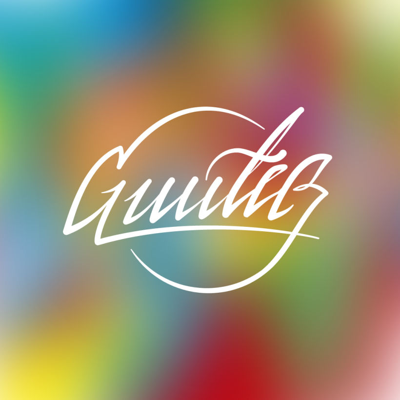 lettering "Gunter" 1
