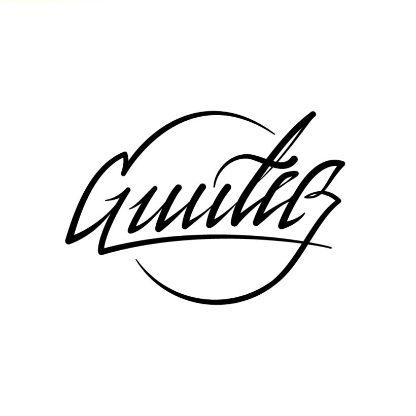 lettering "Gunter" 0
