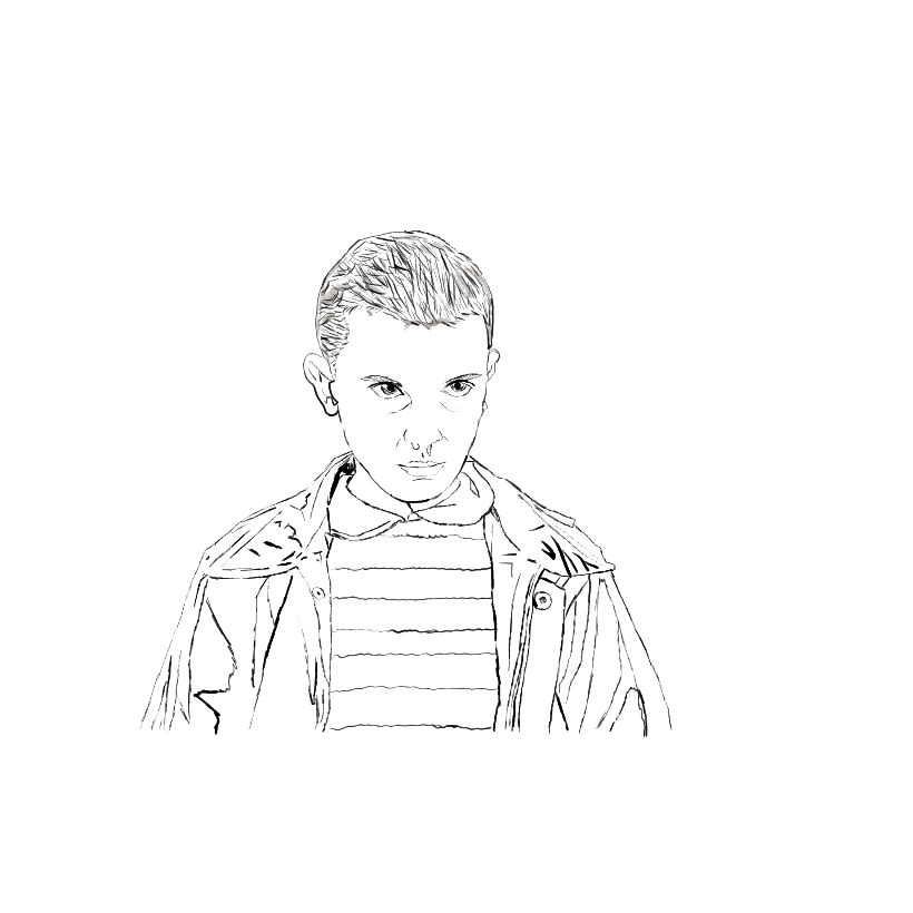 how to draw eleven stranger things s4TikTok Search