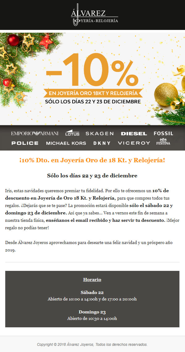 Campaña Email Marketing 1