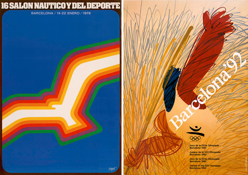 Salón Naútico de Barcelona, Cartel, 1977 / Olímpiadas de Barcelona, Cartel, 1989.