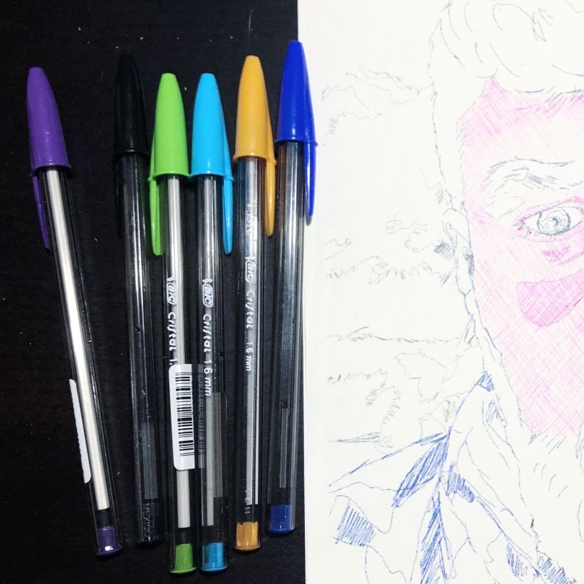 Mi Proyecto del curso: Ilustración realista con bolígrafos de colores 0