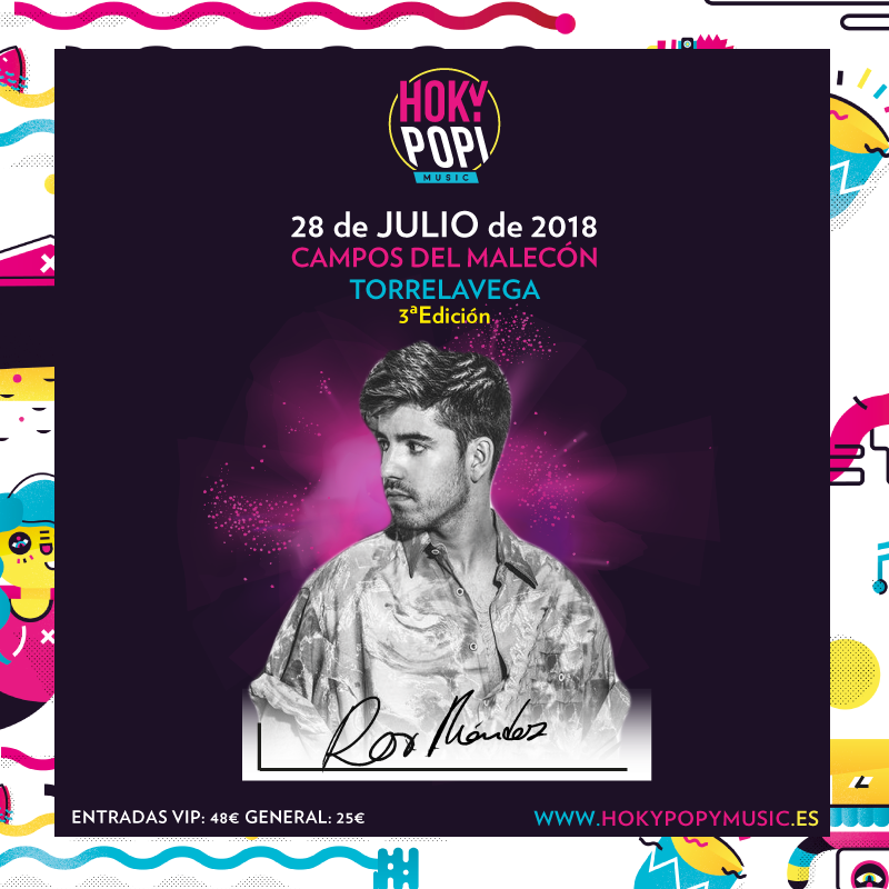 Diseño Cartel Hoky Popi Music 2018 3