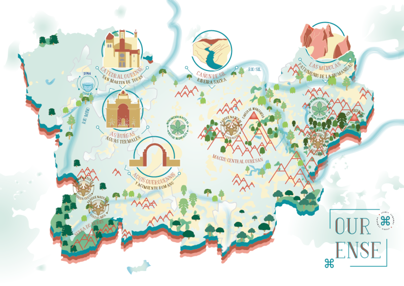 Mapa de Ourense 0