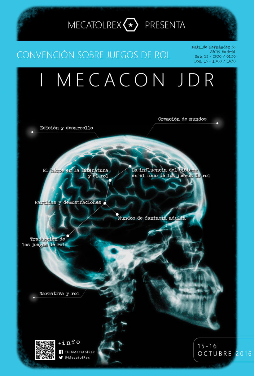 CARTEL DE LA I CONVENCIÓN MECACON JDR 2016 -1