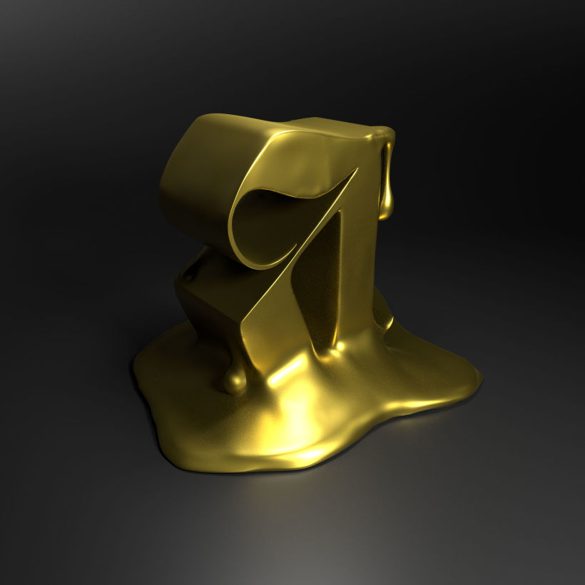 Mi Proyecto del curso: Lettering 3D: modelado y texturizado con Cinema 4D -1