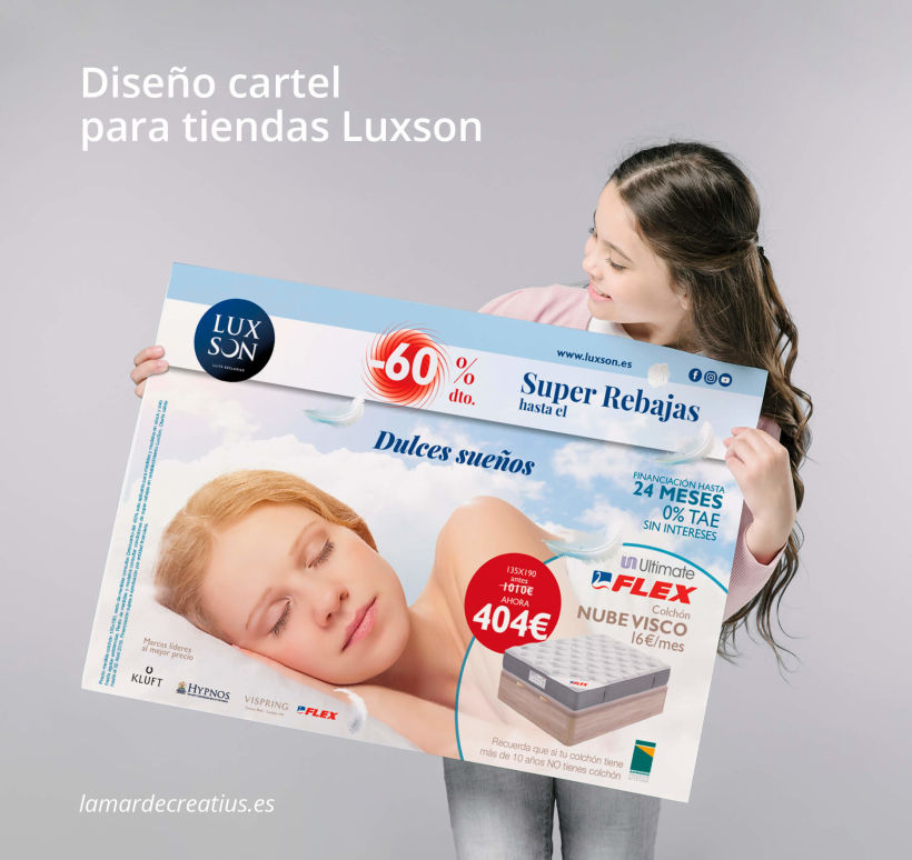 Campaña SUPER REBAJAS para Luxson Beds 1