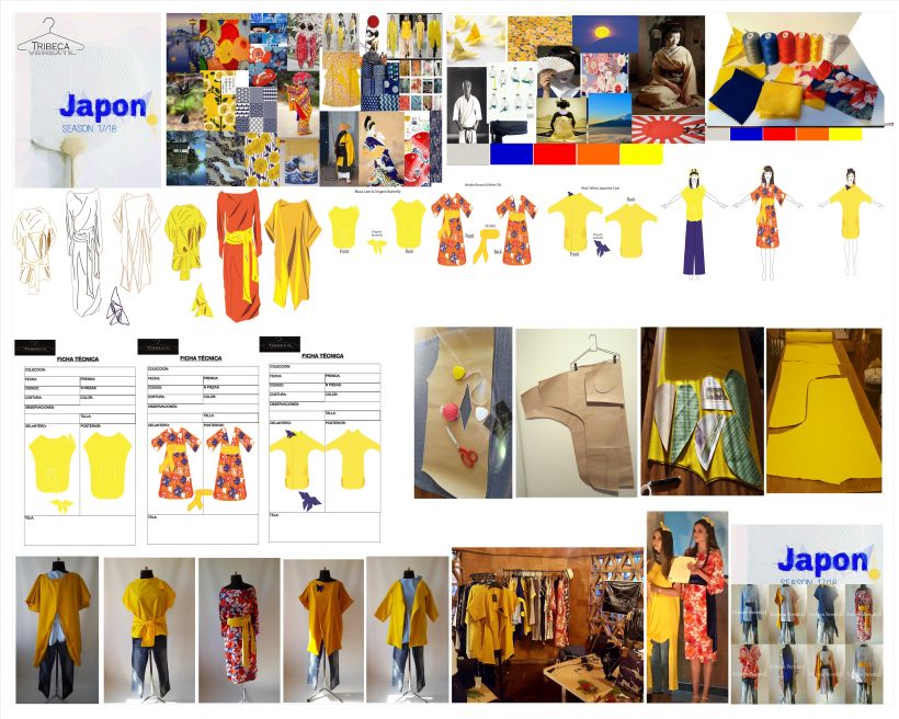 Mi Proyecto del curso: Dirección creativa de moda Colección Japon 1
