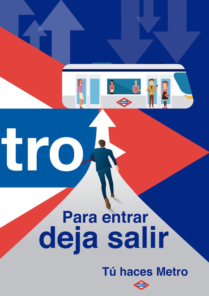 Campaña publicitaria Metro de Madrid 1