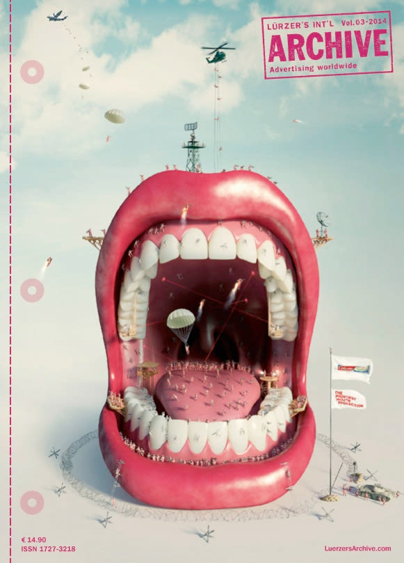 MIGHTY MOUTH- COLGATE NY/ 2014 LÜRZE’S ARCHIVE CANNES EDITION COVER 5