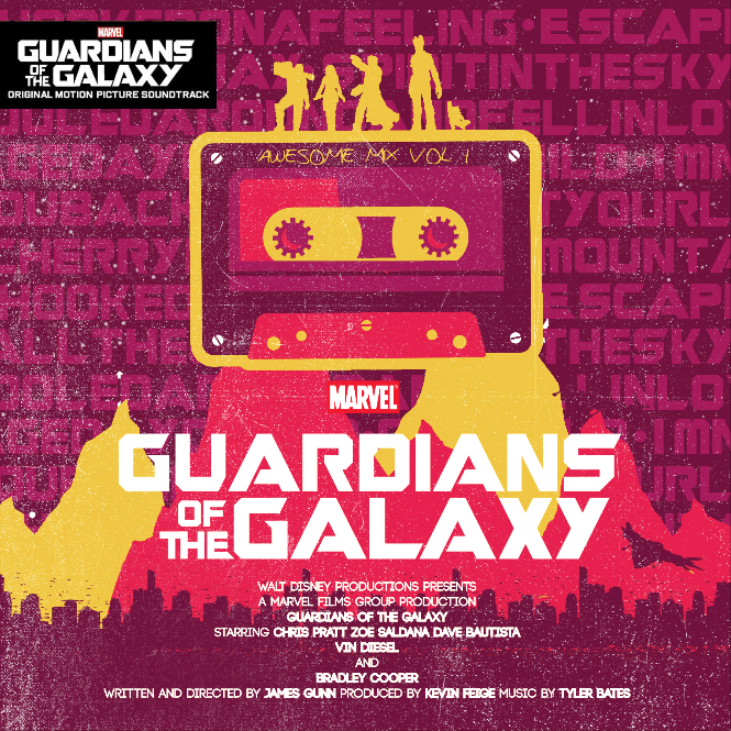 Guardians of the Galaxy "Portada Soundtrack"- Fanart -1